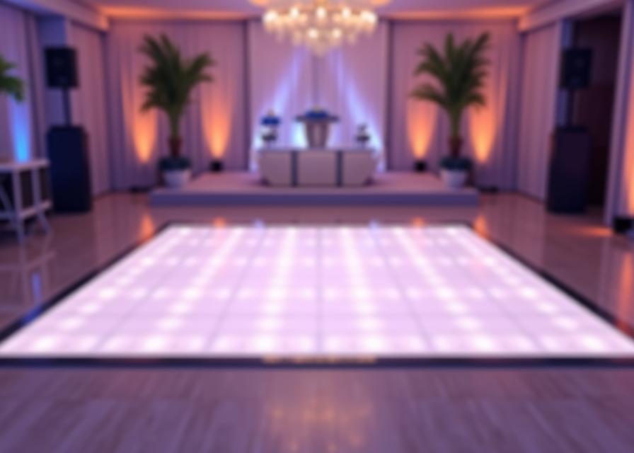 Premium dance floor setup