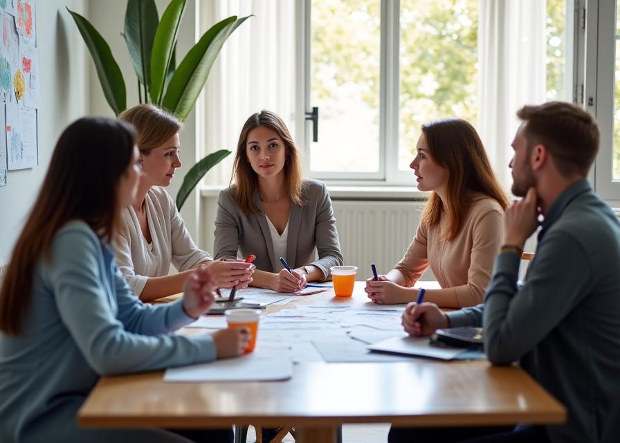 Party planning consultation session